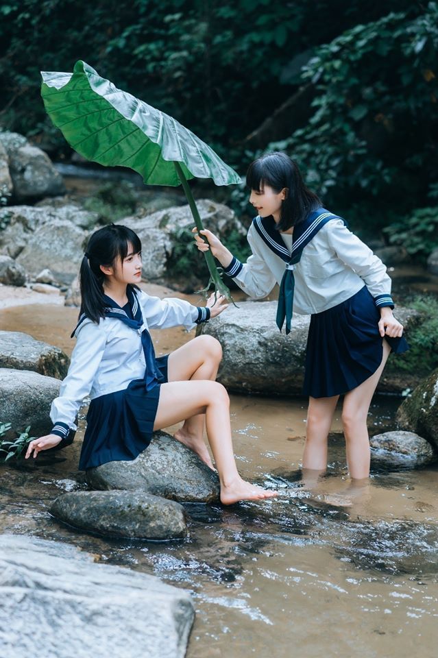 图库-[ 遇无几友+关关之猪w ] JK Collection 245 - (14P)